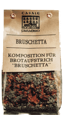Casale Paradiso Bruschetta Brotaufstrichkomposition 100g 1 Casale Paradiso Bruschetta Brotaufstrichkomposition 100g