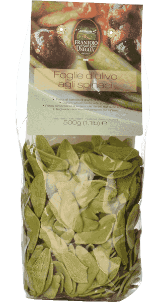 Frantoio di Sant'Agata Foglie d'ulivo agli spinaci Nudel-Spezialität mit Spinat 500g 1 Frantoio di Sant’Agata Foglie d’ulivo agli spinaci Nudel-Spezialität mit Spinat 500g