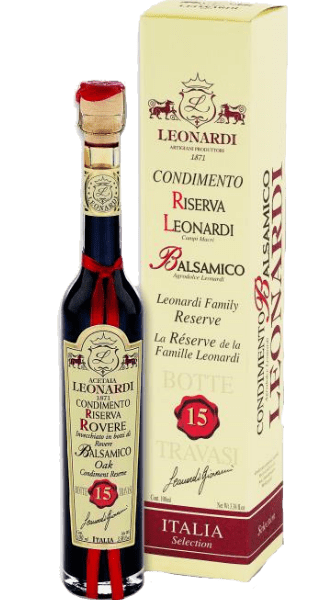 Acetaia Leonardi Riserva di Famiglia Serie 15 Condimento Balsamico 1 Acetaia Leonardi Riserva di Famiglia Serie 15 Condimento Balsamico