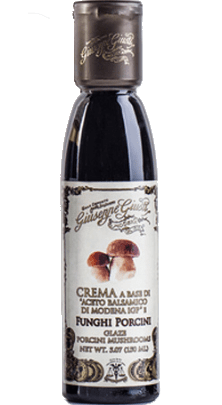 Giuseppe Giusti Crema di Aceto Balsamico di Modena IGP ai Funghi Porcini - mit Steinpilzen 1 Giuseppe Giusti Crema di Aceto Balsamico di Modena IGP ai Funghi Porcini – mit Steinpilzen