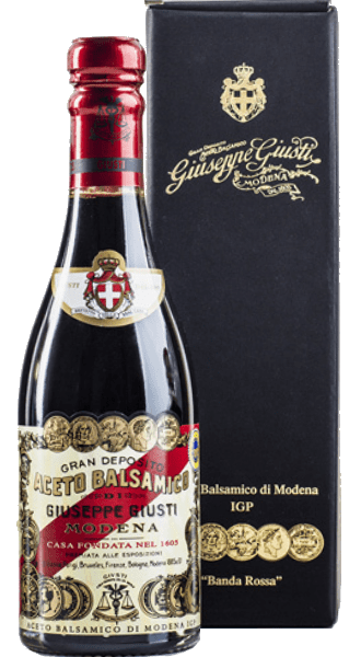 Giuseppe Giusti Banda Rossa 5 Medaglie d'Oro Aceto Balsamico di Modena IGP 1 Giuseppe Giusti Banda Rossa 5 Medaglie d’Oro Aceto Balsamico di Modena IGP