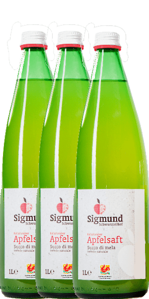 Apfelsaft Sigmund 3x1L naturtrüb Direktsaft 1 Apfelsaft Sigmund 3x1L naturtrüb Direktsaft