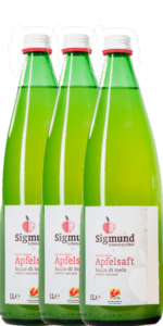 Apfelsaft Sigmund 3x1L naturtrüb Direktsaft