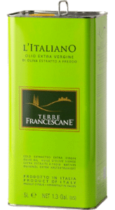 Terre Francescane L'Italiano Olio Extra Vergine di Oliva Kanister 5 Liter