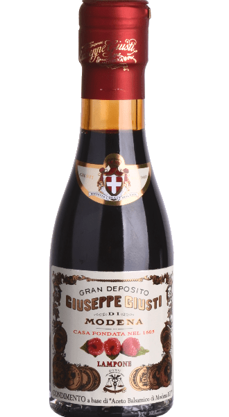 Giuseppe Giusti Delizia al Lampone Condimento a base di Aceto Balsamico di Modena 1 Giuseppe Giusti Delizia al Lampone Condimento a base di Aceto Balsamico di Modena