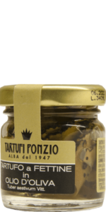 Tartufi Ponzio Trüffelscheiben in Nativem Olivenöl Extra Alba