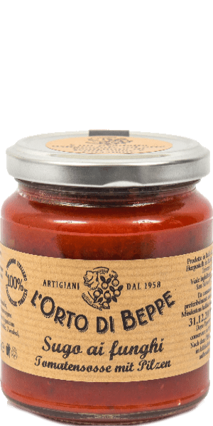 Ortodi Beppe Sugo ai Funghi mit Pilzen 1 Ortodi Beppe Sugo ai Funghi mit Pilzen