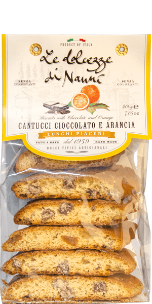 Dolcezze di Nanni Cantucci mit Schokolade und Orange