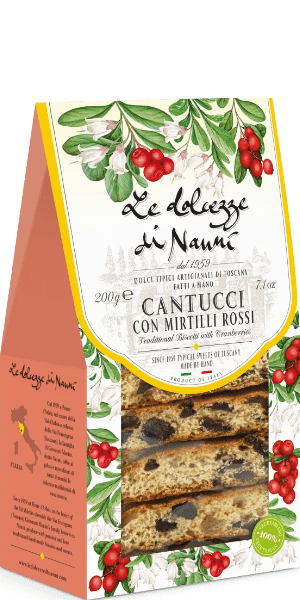 Le Dolcezze di Nanni Cantucci con mirtilli rossi 1 Le Dolcezze di Nanni Cantucci con mirtilli rossi