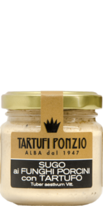 Tartufi Ponzio Soße mit Steinpilzen und Trüffel Alba
