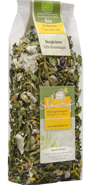 Schmiedthof Bergkräuter Tee Aufguss BIO 1 Schmiedthof Bergkräuter Tee Aufguss BIO