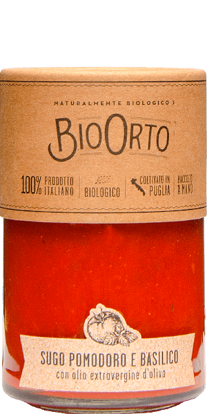 OrtoSugo Pomodoro e Basilico 350g 1 OrtoSugo Pomodoro e Basilico 350g