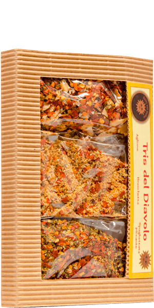 Gutes aus Italien Tris del Diavolo Gewürzmischungen 1 Gutes aus Italien Tris del Diavolo Gewürzmischungen