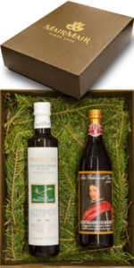 Terre Francescane Geschenkset Olivenöl Nobilis + Aceto Balsamico di Modena Gold del Duca