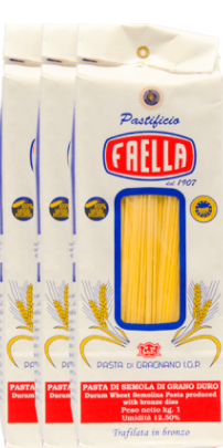 Pastificio Faella Pasta di Gragnano IGP Spaghetti Sparpaket 3x1kg 1 Pastificio Faella Pasta di  Gragnano IGP Spaghetti Sparpaket 3x1kg
