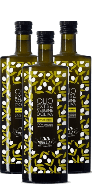 Frantoio Muraglia Olivenöl Fruttato Intenso Olio Extra Vergine di Oliva 3x 500ml