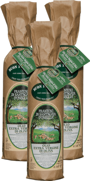 Frantoio di Sant’Agata Buon Frutto Olio Oliva Extra Vergine 3x 250ml
