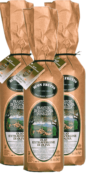 Frantoio Sant'Agata D'Oneglia Buon Frutto Olio Extra Vergine di Oliva Sparpaket 3 x 1L 1 Frantoio Sant’Agata D’Oneglia Buon Frutto Olio Extra Vergine di Oliva Sparpaket 3 x 1L