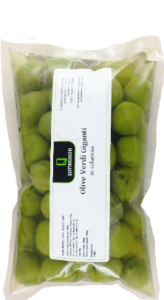 Quattrociocchi Olive Verdi in Salamoia - Grüne Oliven in Salzwasser 500g