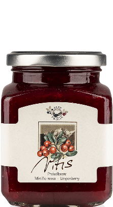 Alpe Pragas Vitis Fruchtaufstrich Preiselbeere 335g 1 Alpe Pragas Vitis Fruchtaufstrich Preiselbeere 335g