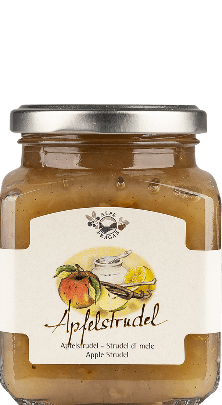 Alpe Pragas Apfelstrudel Fruchtaufstrich 1 Alpe Pragas Apfelstrudel Fruchtaufstrich
