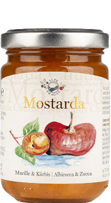 Alpe Pragas Marille und Kürbis Mostarda 160g 1 Alpe Pragas Marille und Kürbis Mostarda 160g