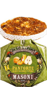 Panforte Albicocche e Pere Aprikosen und Birnen Masoni 250g