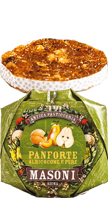 Panforte Albicocche e Pere Aprikosen und Birnen Masoni 250g 1 Panforte Albicocche e Pere Aprikosen und Birnen Masoni 250g