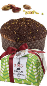 Panettone con Pistacchio Verde di Bronte DOP Turiné La Torinese 1kg