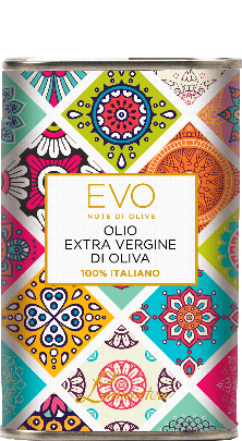 Olio Extra Vergine di Oliva Fruttato Medio Motiv Scacchi Lamantea Kanister 500ml