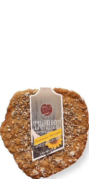 Schüttelbrot mit Sonnenblumenkernen Viptaler Brot