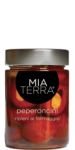 Mia Terra Minipaprika mit Frischkäse gefüllt