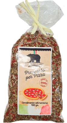 Preparato per Pizza Sacchetto Sapori dell'Orso 100g 1 Preparato per Pizza Sacchetto Sapori dell’Orso 100g