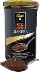 Gianera Streichzarte Creme mit Zartbitterschokolade und Haselnüssen Slitti