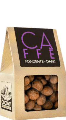Fave di Caffè ricoperte con Cioccolato Fondente Ciocomiti