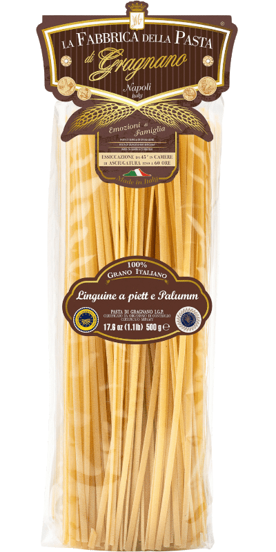 La Fabbrica della Pasta Pasta di Gragnano IGP Linguine a Piett e Palumm 500g 1 La Fabbrica della Pasta Pasta di Gragnano IGP Linguine a Piett e Palumm 500g