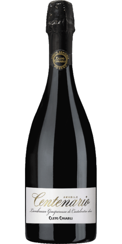Chiarli Lambrusco Centenario Grasparossa Castelvetro Amabile Clieto