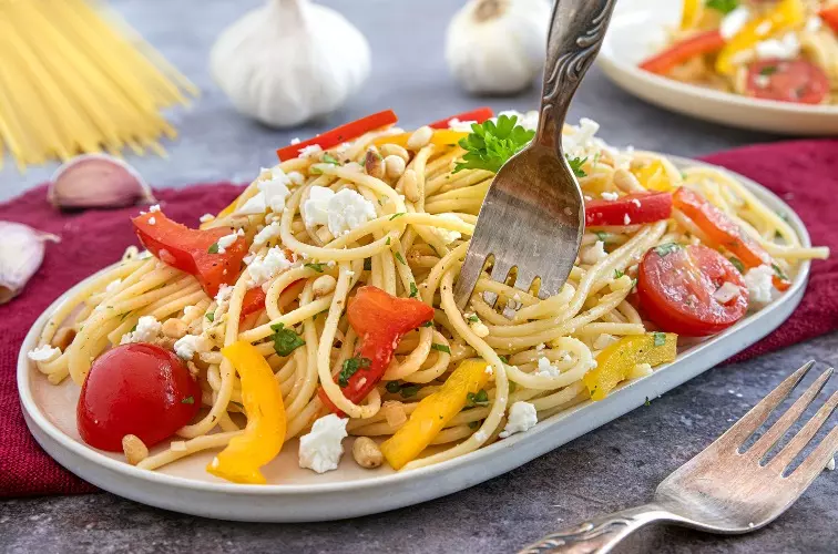 Bester Spaghettisalat Titelbild