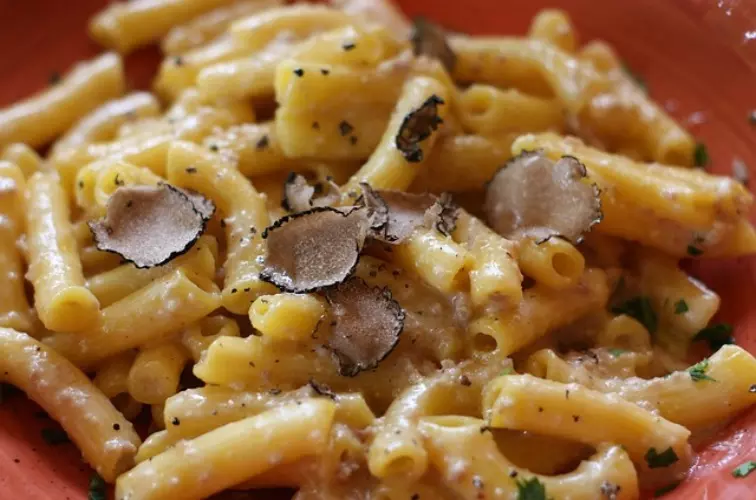 Pasta mit Trüffel Sahnesauce Titelbild