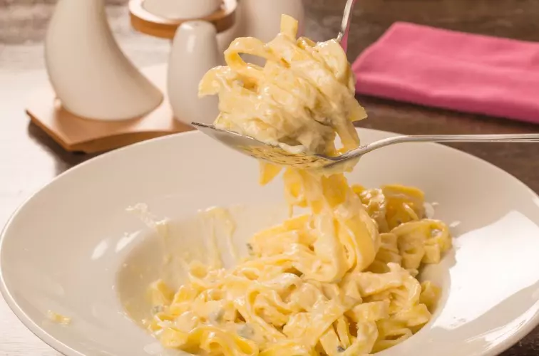 Quattro Formaggi Pasta Rezept 2 Quattro Formaggi Pasta Titelbild