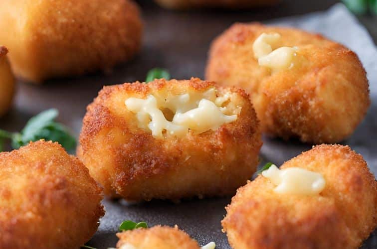 Italienische Käsekroketten