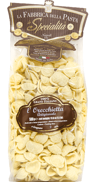 La Fabbrica della Pasta Pasta di Gragnano IGP L' Orecchietta Artigianale 500g 1 La Fabbrica della Pasta Pasta di Gragnano IGP L’ Orecchietta Artigianale 500g