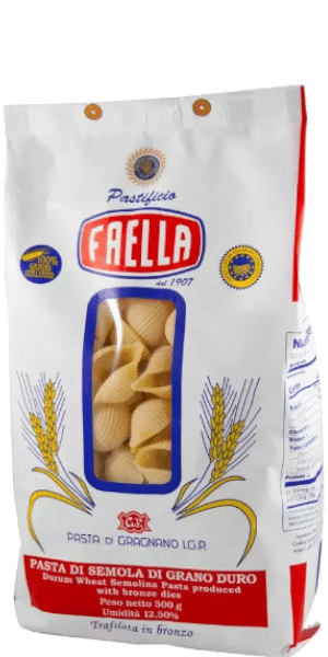Pastificio Faella Pasta di Gragnano IGP Lumaconi 1Kg 1 Pastificio Faella Pasta di Gragnano IGP Lumaconi 1Kg