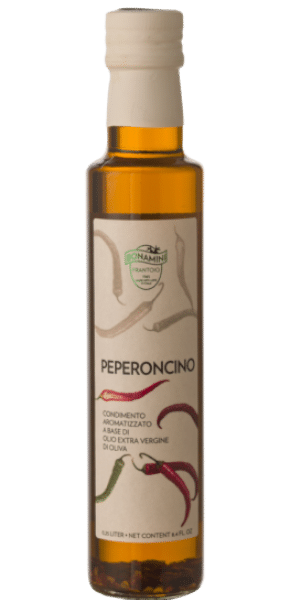 Condimento aromatizzato c/peperoncino a base di olio extra vergine Frantoio Bonamini 1 Condimento aromatizzato c/peperoncino a base di olio extra vergine Frantoio Bonamini