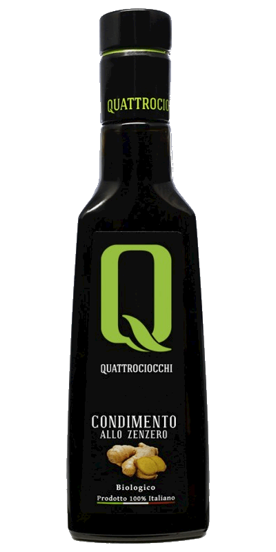 Quattrociocchi Gewürzöl auf Basis von Olio Extra Vergine di Oliva mit Ingwer 1 Quattrociocchi Gewürzöl auf Basis von Olio Extra Vergine di Oliva mit Ingwer