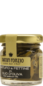 Tartufi Ponzio Trüffelscheiben in Nativem Olivenöl Extra Alba