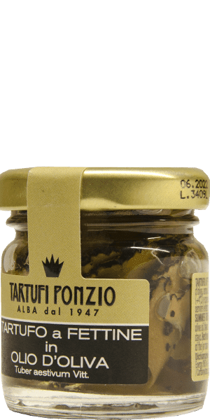 Tartufi Ponzio Trüffelscheiben in Nativem Olivenöl Extra Alba 1 Tartufi Ponzio Trüffelscheiben in Nativem Olivenöl Extra Alba