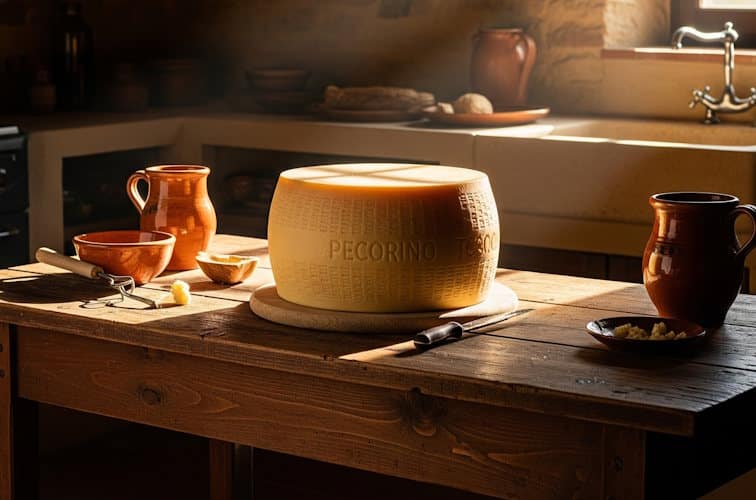 Der beste Wein und Käse Abend – Genuss auf Italienisch 4 Pecorino Toscano im toskanischen Landhaus