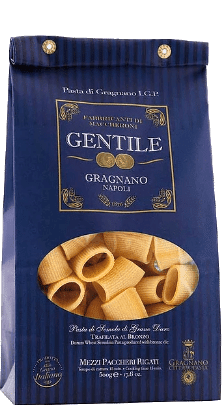 Pastificio Gentile Mezzi Paccheri Rigati di Gragnano IGP 500g