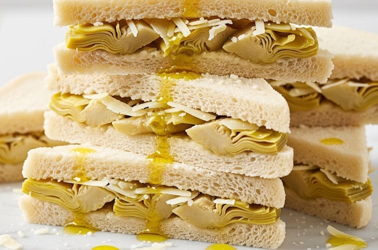 Tramezzini Rezept mit Artischocken und Parmesan